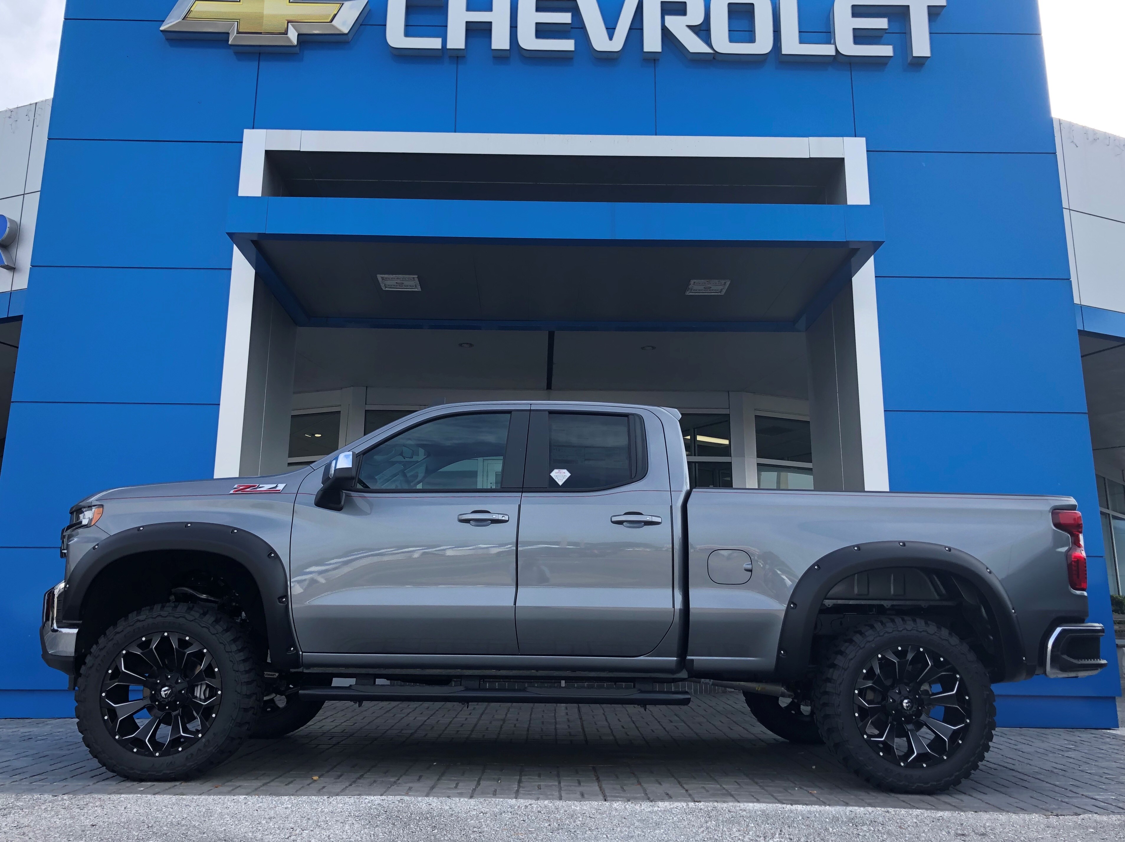 Lifted Silverado built by DSI